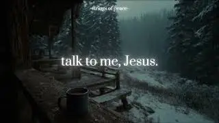 talk to me, Jesus.