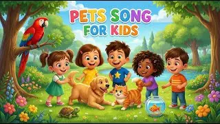 Pets Song for Kids 🐶🐱 | Nursery Rhymes & Kids Songs