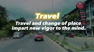Traveling quotes stutas #respect #happy #travel #life #fyp #kandy