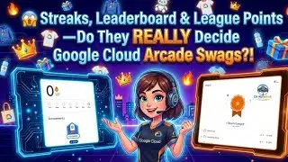 😱 Streaks, Leaderboard & League Points &mdash;Do They REALLY Decide Google Cloud Arcade Swags?! #qwiklabs