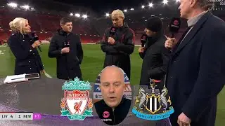 Liverpool vs Newcastle 4-1 Arne Slot And Hugo Ekitike Interview🗣️ Steven Gerrard Review