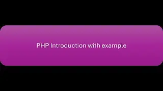 An overview of dynamic web development with PHP