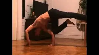 One Arm, One Leg Crow. AKA 