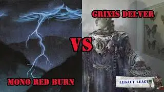 Legacy Mono Red Burn Vs Grixis Delver Legacy #mtg #mtglegacy #magicthegathering #topdeck