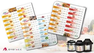 Air Fryer Magnetic Cheat Sheet for Instant Pot Duo Crisp Combo