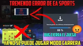 EA SPORTS Quita el Modo Carrera por ERROR / 😡 Bug de FIFA 22 cierra el juego en Modo Offline 😡