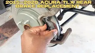 Процедура замены заднего тормоза и сервисного режима Acura TLX 2015-2020