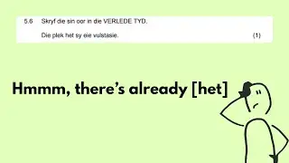 Past Tense in Afrikaans | Verlede Tyd Made Easy for Beginners [June Exam 2025] #verledetyd