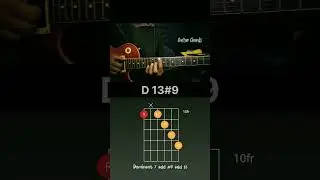 D 13b9 (#9) Altered - Dominant Chords Guitar -  #chords #guitar #jazz