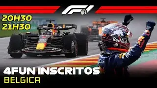 F1 2026 AO VIVO 4FUN DOS INSCRITOS GP BELGICA CLUBE DE PILOTOS DICAS F1