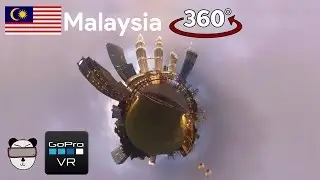 🌍 360&deg; Petronas Twin Towers At Night | Kuala Lumpur, Malaysia 🇲🇾【GoPro VR Travel | 360 Video】