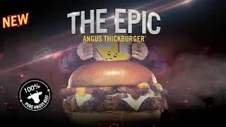 The new Epic Angus Thickburger at Hardee's