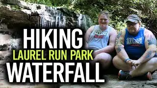 HIKING TO A WATERFALL (Laurel Run Park Waterfall)