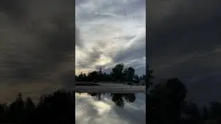 Cloudscape above the Bitterroot River, Montana