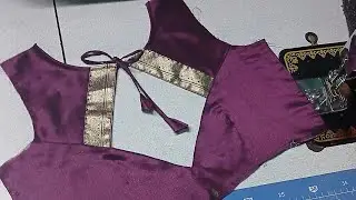 Trending neck design. Unique blouse design cutting and stiching. Sticheriya 