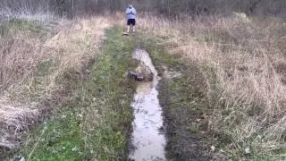 Rc truck mudding