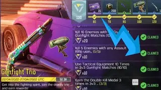 Call Of Duty Mobile Kill 5 Enemies with any Assault Rifle using hip fire in 3v3 Gunfight Matches