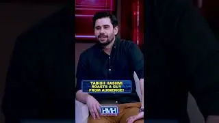 Tabish Hashmi roasts a guy from the audience! - #tabishhashmi #usmanmukhtar #hasnamanahai #shorts