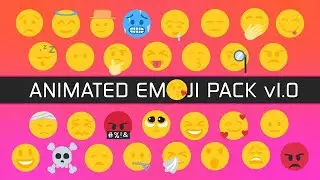 Animated Emoji Pack 1.0 Motion Graphics Templates