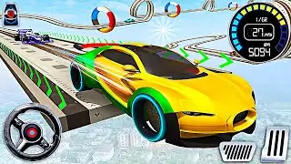 Superhero Car Race Mega Ramp - Extreme Sport Car Stunts Driving 3D | Android Gameplay