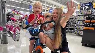 Toddler Gets His FIRST Bicycle! 🚲 Family Fun Adventure with Alexander and Daniel