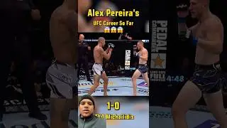 Alex Pereira&rsquo;s UFC Journey So Far 🗿🔥 | #ufc313 #ufc #mma #shorts