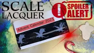 📦 🎄РАСПАКОВКА Адвента с обычными лаками 💅  SCALE LACQUER. Мой первый лаковый Адвент Календарь 🎄
