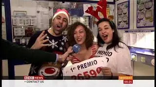 El Gordo lottery - Christmas wins of $2.64bn (Spain) - BBC News - 23rd December 2019