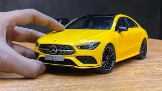 Mercedes-Benz CLA 1:18 Diecast Scale Model Car Unboxing