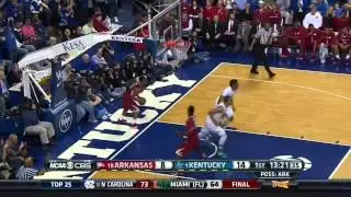 Trey Lyles - 3 First Half Dunks vs. Arkansas