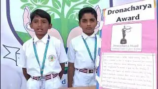Model name: Dronacharya Award class :5thB students name: sanmit Yashwant