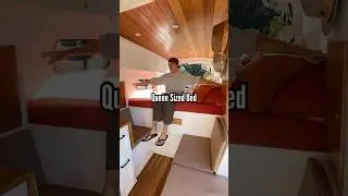 60 Second Van Tour- FORD TRANSIT  #vanbuild #vanconversion #diyvanbuild #vantour