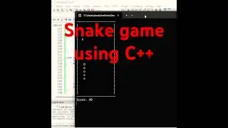 Classic Snake Game using C++ #coding #codeblocks #codingforbeginners #codingtutorial
