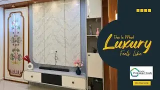 Inside a Classy 2BHK at Gothic Pentagon Cloud | Apple Interiors Signature Design
