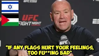 Dana White Says He Will Allow UFC Fighters To Walk Out With Any Flag They Want.