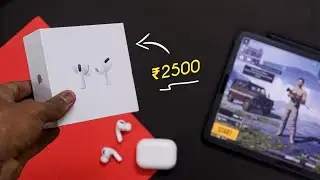 Airpods Pro at ₹2500 - Best ANC Earbuds for BGMI Gaming | Premium Airpods Pro Clone