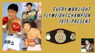 Every WBA Light Flyweight Champion (1975-Present)