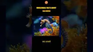 Amazing Facts About Sea Horse In Hindi #animals #factsinhindi #shorts