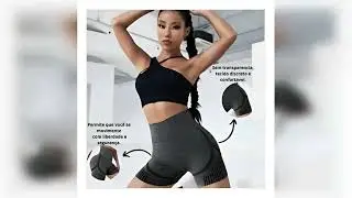 Review: Kit 3 Short Levanta Bumbum Feminino Academia Yoga Fitness