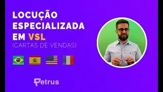 Locutor de VSL - Kleber / Studio Petrus