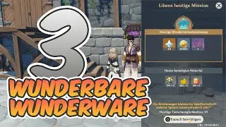 Wunderbare Wunderware Tag 3 | Fundort aller Materialien | 40 Premogems/Urgesteine | Genshin Deutsch