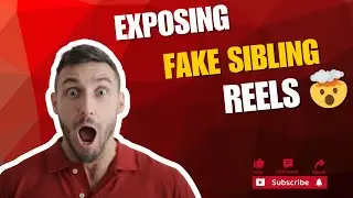 Exposing Fake Sibling Reels 🤯 | Clout Over Reality?  #cringealert #reactionvideo