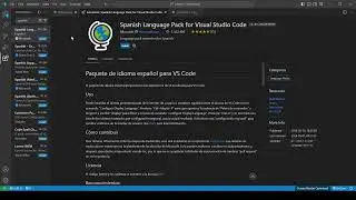 Interfaz de Visual Studio Code