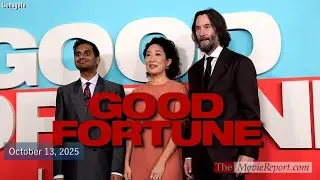 GOOD FORTUNE movie New York premiere Keanu Reeves, Aziz Ansari, Sandra Oh - October 13, 2025 4K