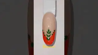 Easy French Nail Art With No Tool at Home😍 #frenchnail #frenchnailart #floralnailart #easynailart
