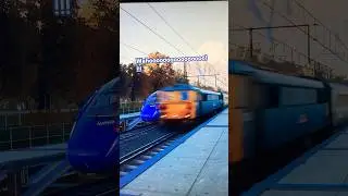 Class 87 Blu passes Training centre Station 1 - TSW5 #shorts