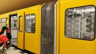 U-Bahn Berlin Impressionen der Einheit 2770/2771 mit offenen Übergang [HD 1080p]