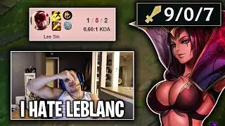 Demoting Tyler1 back to Diamond 2 with a perfect Leblanc performance