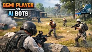 Playing bgmi // Me vs Ai bots...😱 And see what happened..🤡 #bgmi #gameplay #aigameplay 