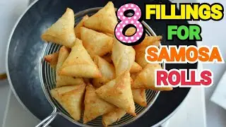 8 Types Of Fillings For Samosa Rolls Etc by (YES I CAN COOK)